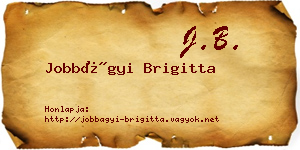 Jobbágyi Brigitta névjegykártya